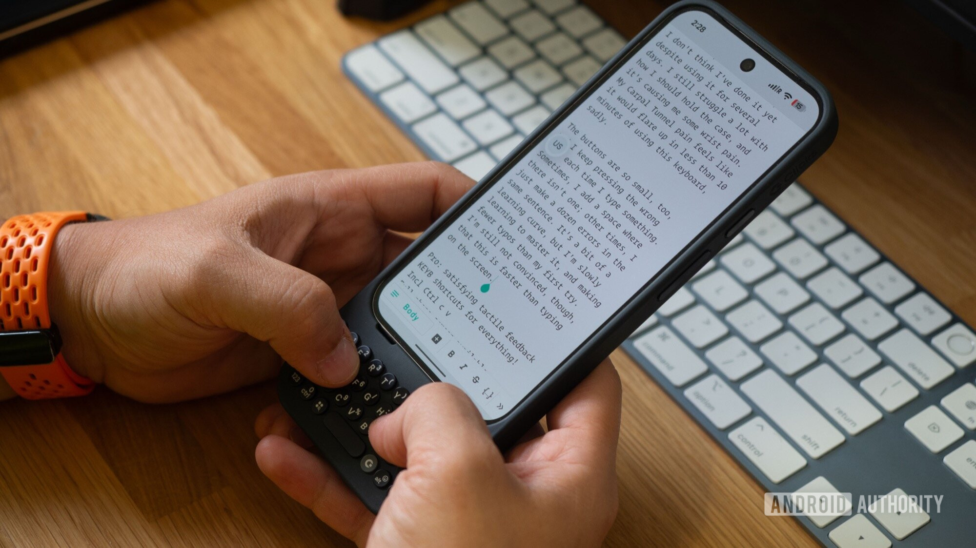 This keyboard case turned using my Pixel 9 into a painful experience—yet I find it hard to resist typing with it.
